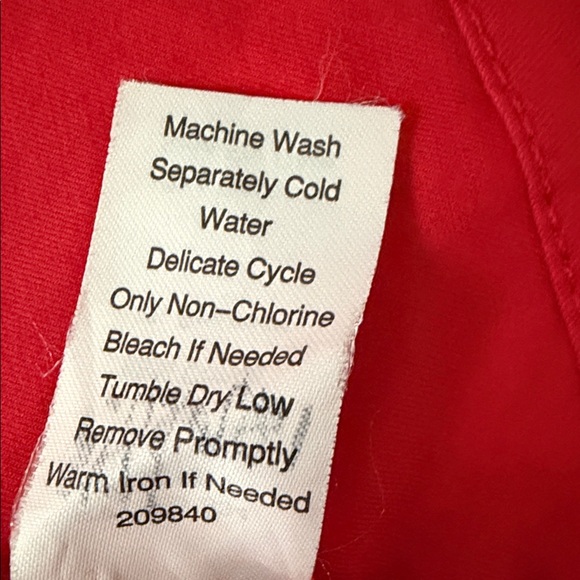 CAbi- Convertible Trench 3 in 1 Coat Vest Bolero Poppy Red Belted Size 0 - Picture 11 of 15